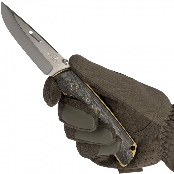 Нож Rockstead Higo II X-CF-ZDP Camo Gold