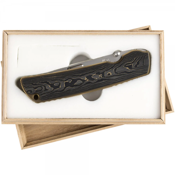 Нож Rockstead Higo II X-CF-ZDP Camo Gold