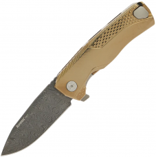 Нож Lionsteel ROK Damascus Gold