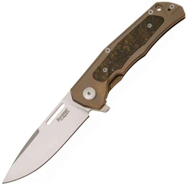 Ніж Lionsteel Q4ttro Titanium Bronze