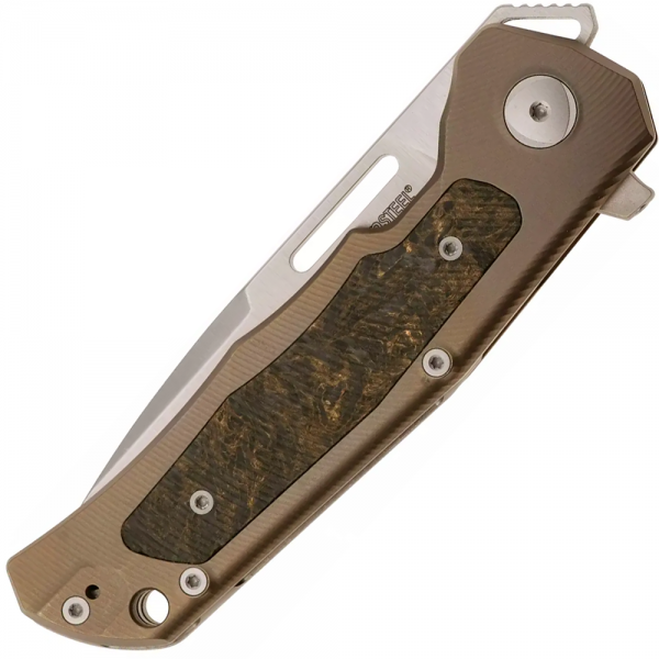 Ніж Lionsteel Q4ttro Titanium Bronze