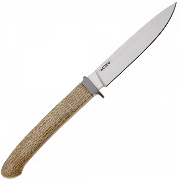 Нож Lionsteel Ago, Natural canvas Micarta