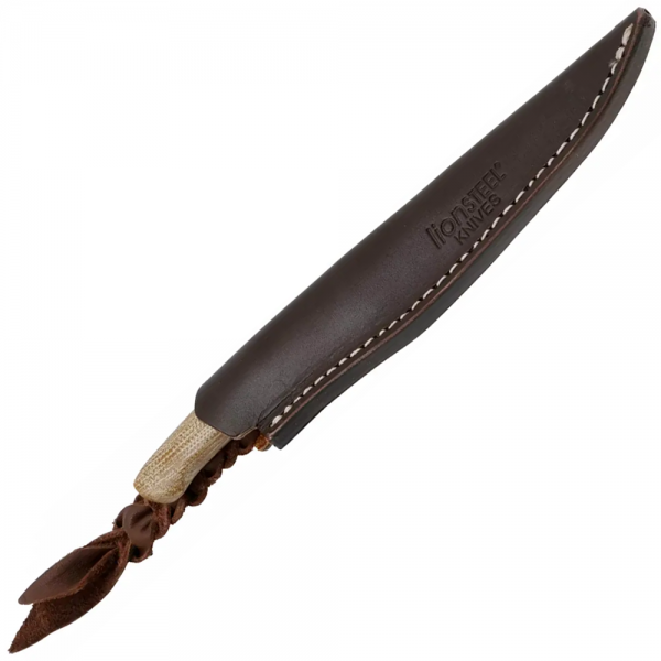 Нож Lionsteel Ago, Natural canvas Micarta