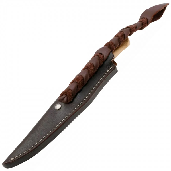 Нож Lionsteel Ago, Olive wood Brown