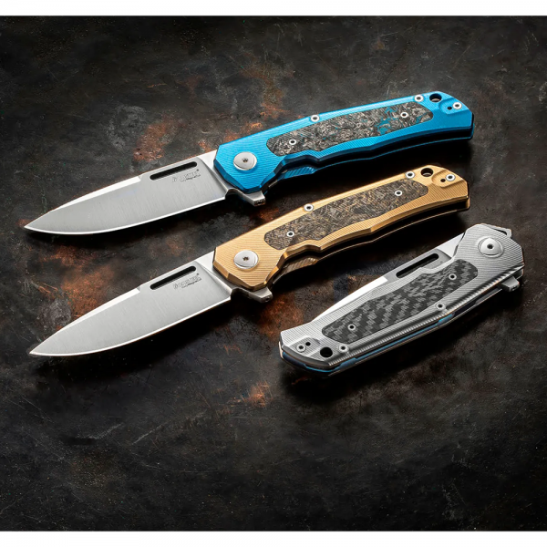 Ніж Lionsteel Q4ttro Titanium Grey