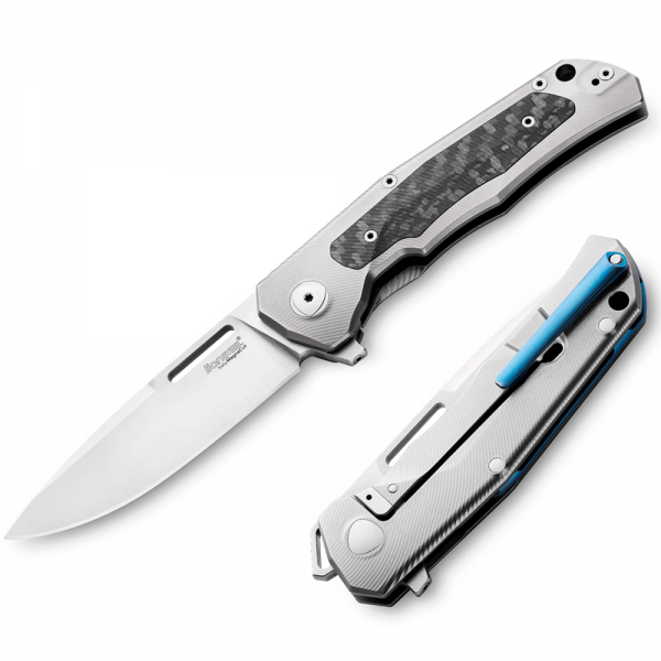 Ніж Lionsteel Q4ttro Titanium Grey