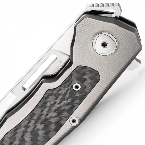 Ніж Lionsteel Q4ttro Titanium Grey