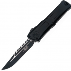 Нож Microtech Combat Troodon Gen III Interceptor Black Blade, Black Handle Signature Series Tactical Black
