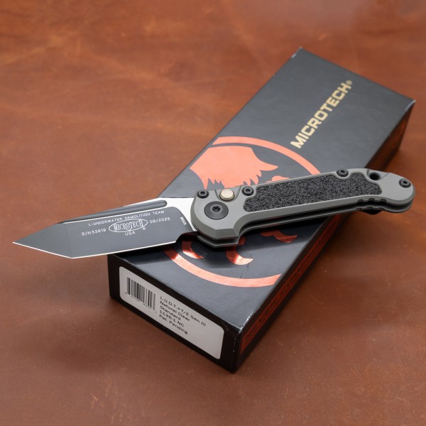 Ніж Microtech L.U.D.T. T/E Gen III Black Blade Natural Clear Standard