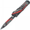 Нож Microtech Combat Troodon® D/E Gen III Signature Series Bull Shark Gray/ Black Red Splatter Standard