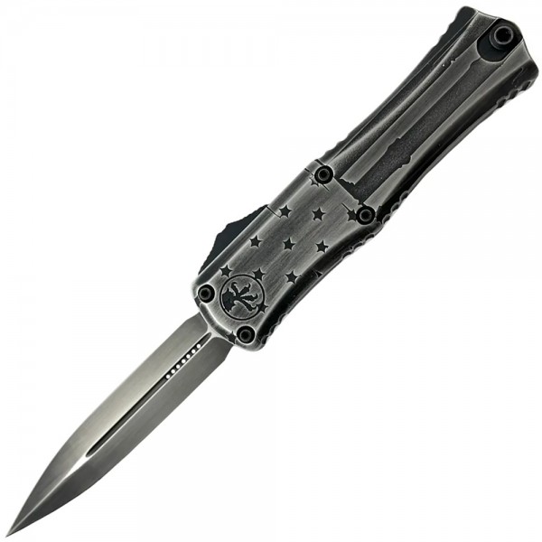 Нож Microtech Hera II Mini D/E 2.95" Dark Flag Standard Gray