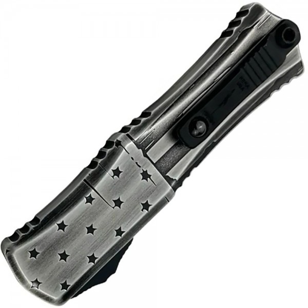 Нож Microtech Hera II Mini D/E 2.95" Dark Flag Standard Gray
