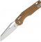 Ніж Microtech MSI S/E Tri-Grip Polymer Apocalyptic Full Serrated Dark earth