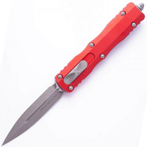 Ніж Microtech Dirac Delta D/E Apocalyptic Standard Red
