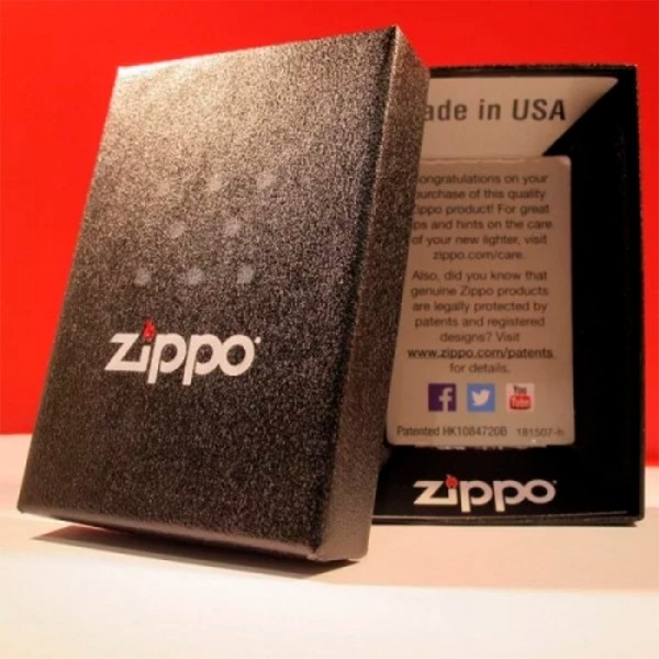 Зажигалка Zippo Regular Tumbled Brass 49477