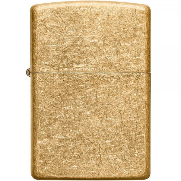 Зажигалка Zippo Regular Tumbled Brass 49477