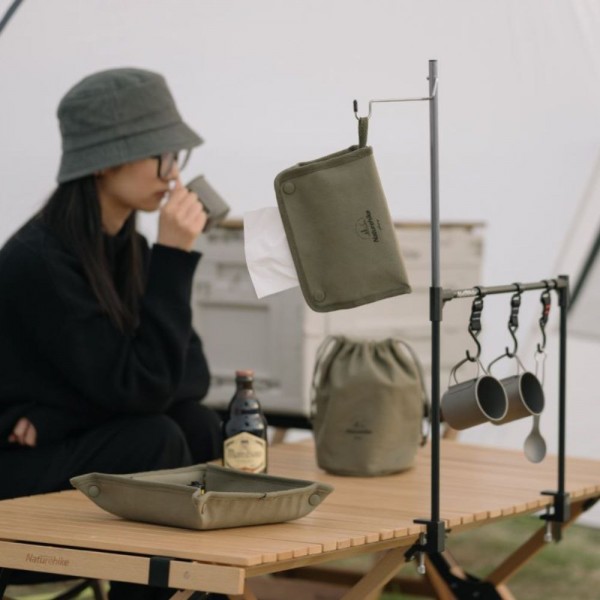 Чехол для хранения салфеток Naturehike NH21SN001 тёмно-зелёный