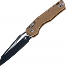 Нож Microtech MSI SE, fluted black, алюминий, tan