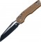 Ніж Microtech MSI SE, fluted black, алюміній, tan