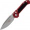 Нож Microtech L.U.D.T S/E Gen III, stonewash клинок, красная рукоятка