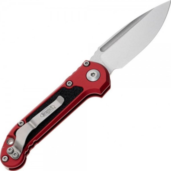 Нож Microtech L.U.D.T S/E Gen III, stonewash клинок, красная рукоятка