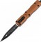Ніж Microtech Dirac D/E OTF, чорний клинок, руків'я tan