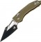 Ніж Microtech Stitch S/E Ram-Lock, fluted, чорний клинок, руків'я G10 OD green