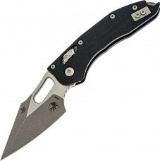 Ніж Microtech Stitch Ram-Lock, fluted, Apoc, чорне руків'я G10