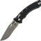 Ніж Microtech Amphibian Ram-Lock, клинок Apoc Fluted, чорне руків'я G10