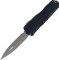 Ніж Microtech Cypher II D/E OTF, Apoc, чорне руків'я