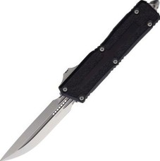 Нож Microtech Scarab II Gen III D/E-S, stonewash, черный