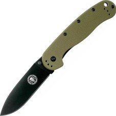 Нож Esee Knives Avispa Black Blade, AUS-8, G10 Green