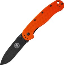 Нож Esee Knives Avispa Black Blade, AUS-8, orange
