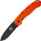 Ніж Esee Knives Avispa Black Blade, AUS-8, orange