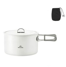 Каструля з керамічним покриттям антипригарним Naturehike CNK2450CF013, 1.7 л, алюміній
