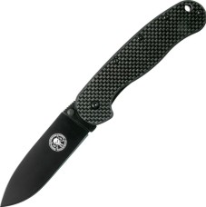 Нож Esee Knives Avispa Black Blade, D2. Carbon fiber over G10 black