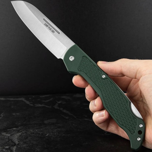 Нож Ontario Knife Camp Plus Chef's green