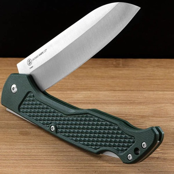 Нож Ontario Knife Camp Plus Chef's green