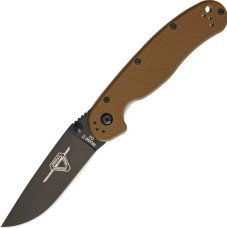 Нож Ontario Knife RAT II Linerlock D2 coyote brown