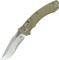 Ніж Microtech Amphibian Stonewash PS, напівсерейтор, Olive