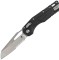 Ніж Microtech MSI Stonewash PS, напівсерейтор, Black