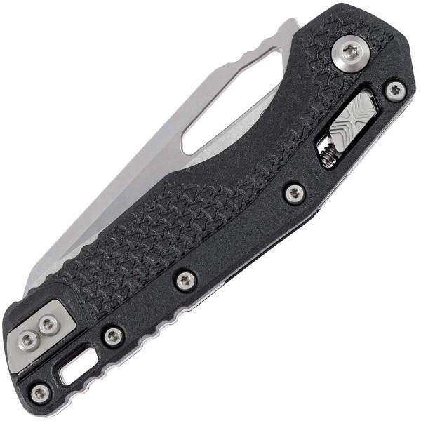 Ніж Microtech MSI Stonewash PS, напівсерейтор, Black