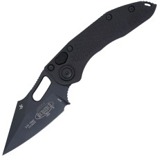 Нож Microtech Stitch Single Edge Black Blade Black