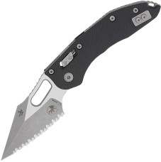 Ніж Microtech Stitch Ram-Lok Apocalyptic, серейтор Black