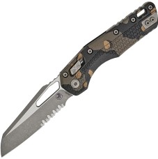 Нож Microtech MSI Apocalyptic Tri-Grip Polymer полусеррейтор Camo