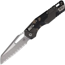 Нож Microtech MSI Apocalyptic Polymer, серрейтор Camo