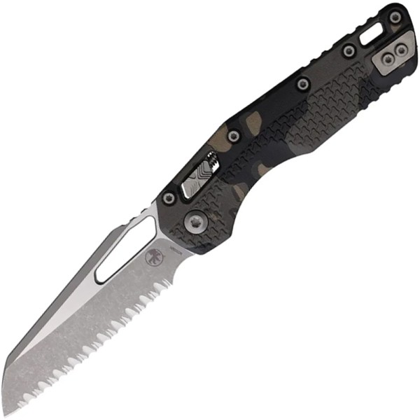 Нож Microtech MSI Apocalyptic Polymer, серрейтор Camo