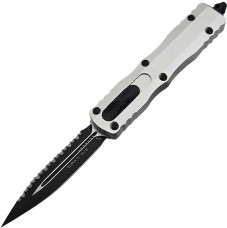 Нож Microtech Dirac Double Edge, серрейтор White