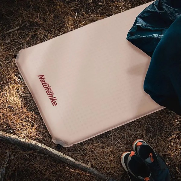 Самонадувной матрас Naturehike NH20DZ002, 60 мм, бежевый