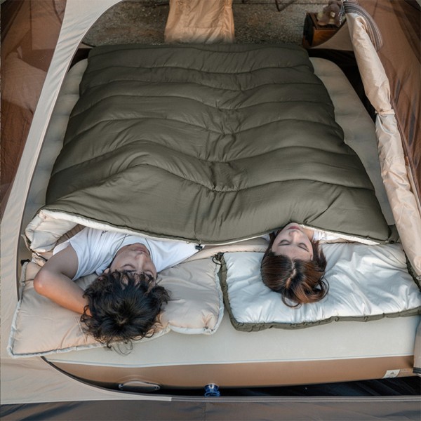 Спальник с капюшоном Naturehike LD350 CNK2300SD016, темно-зеленый
